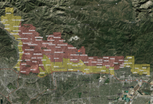 Eaton Fire Map